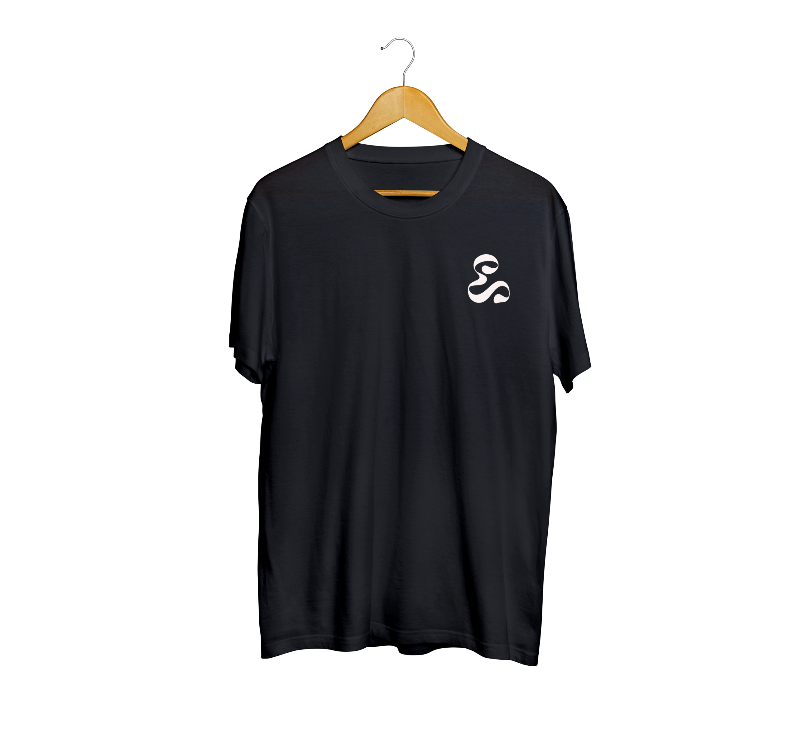 black tee FRONT